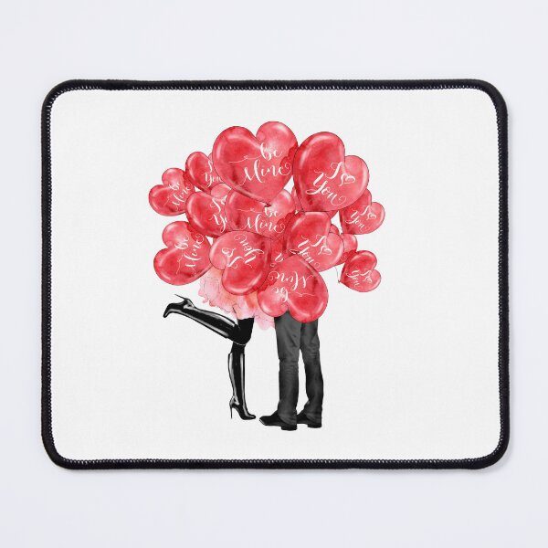 Item preview, A kiss of love on Valentine's Day results in many hearts indicating love designed and sold by Scopestor.
