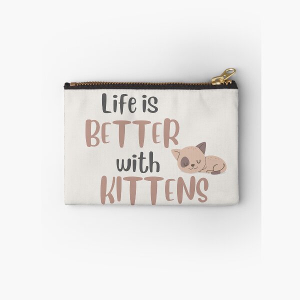 Item preview, La vida es mejor con gatitos designed and sold by SimplyOneLiners.