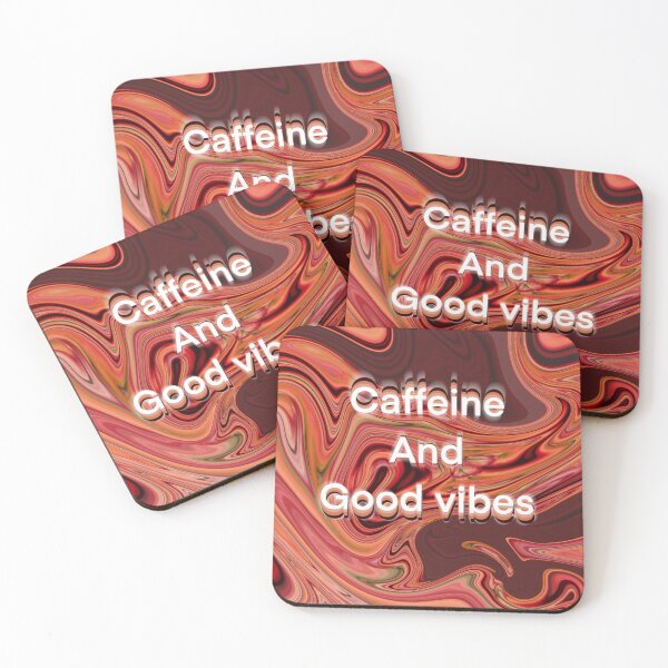Item preview, Caffeine and good vibes  designed and sold by Weather gifts .