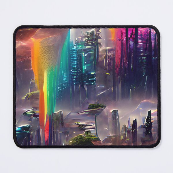 Item preview, Rainbow Skyscraper designed and sold by Ethereal Lab AI.