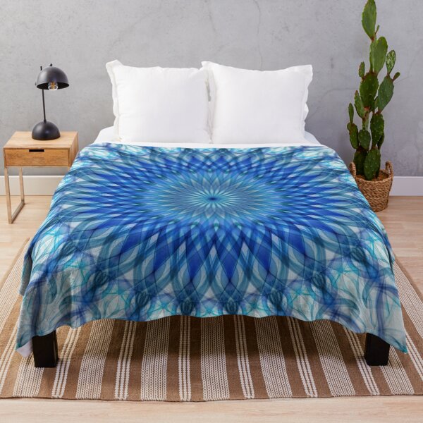 Item preview, Neon blue mandala designed and sold by JBlaminsky.