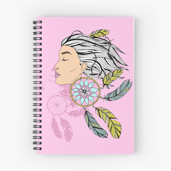 Item preview, girl with a earring in boho style. sketch. designed and sold by polamart.