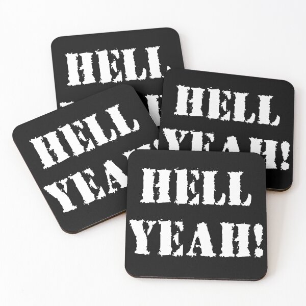 Item preview, Hell Yeah (white) - WORD0002 designed and sold by 3-Starfish.