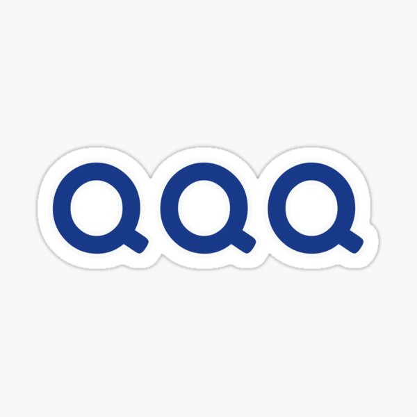 QQQ Sticker for Sale by PODTycoon