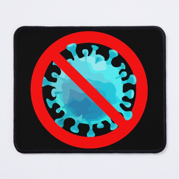 Item preview, prohibition sign Corona Virus designed and sold by Collagedream.