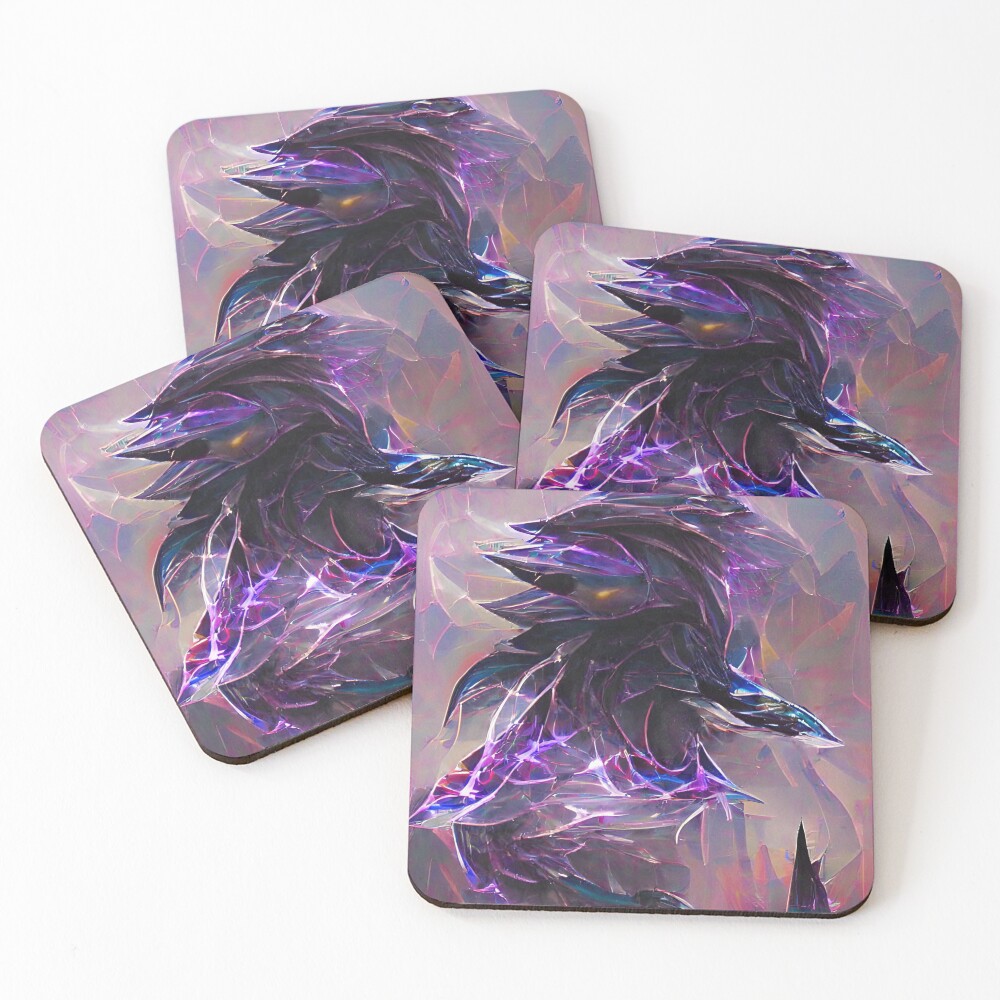 Item preview, Coasters (Set of 4) designed and sold by EtherealLabAI.
