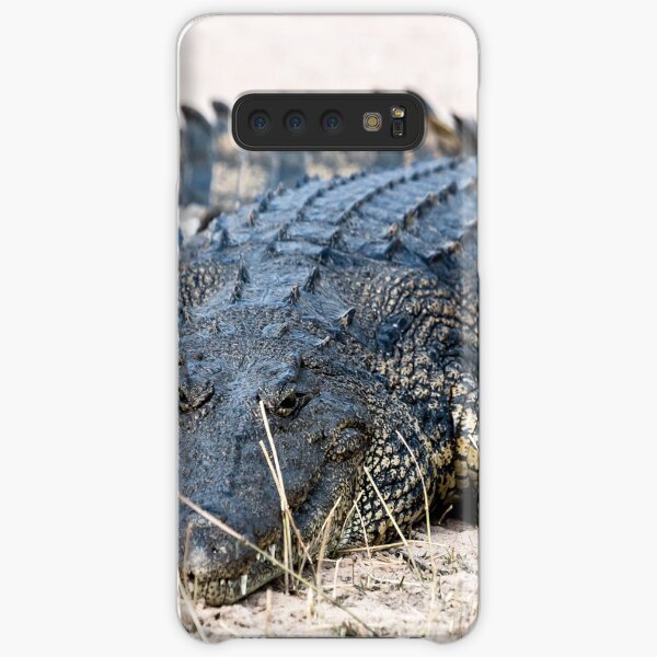 Crocodile lining in the bush, game reserve Botswana Samsung Galaxy Snap Case