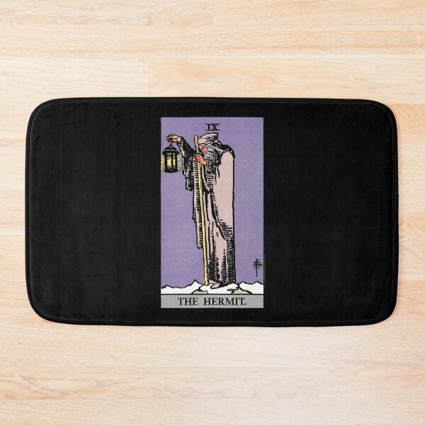 Item preview, The Hermit Purple - Tarot Card designed and sold by PulpTrends.