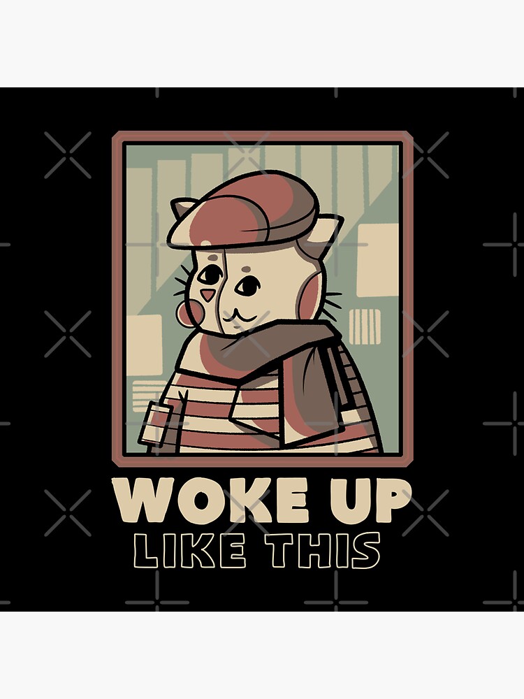 Thumbnail 3 of 3, Sticker, Modern Cat by Tobe Fonseca designed and sold by tobiasfonseca.