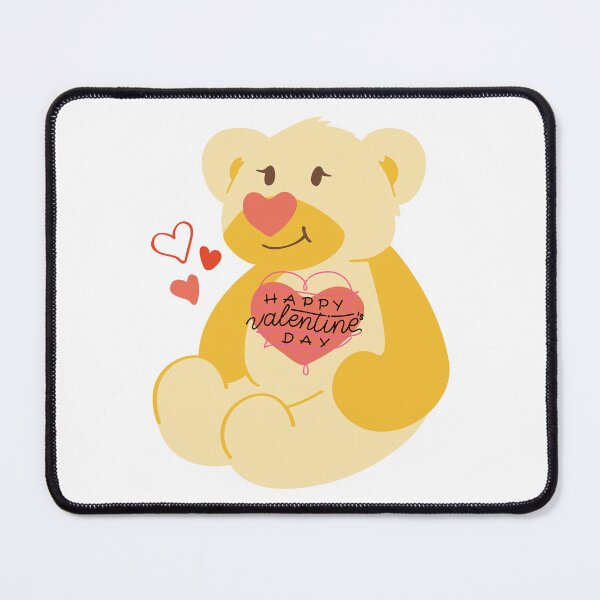 Item preview, Happy Valentine's Day in the hands of a bear as a gift designed and sold by Scopestor.