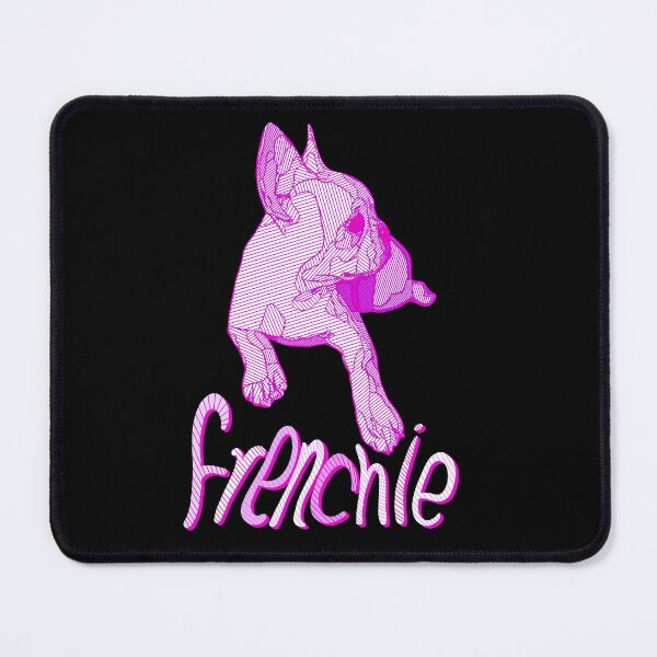 Item preview, French bulldog polygon Pink style designed and sold by Collagedream.