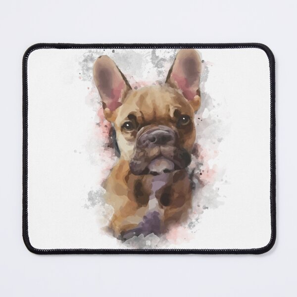 Item preview, French bulldog colorfull vintage style designed and sold by Collagedream.