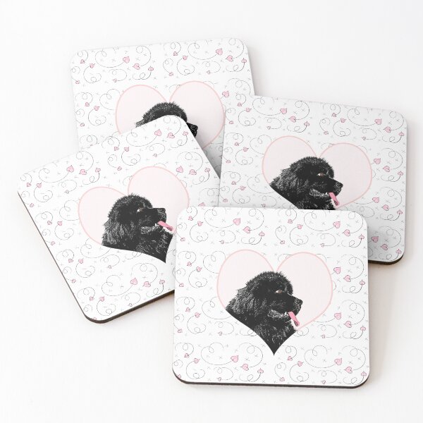 Item preview, Sweet Newfie Heart Pattern designed and sold by Christine Mullis.