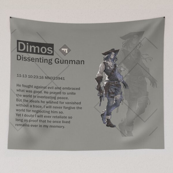 Item preview, Dimos - Dissenting Gunman (Nier Reincarnation) designed and sold by VelvetZone.