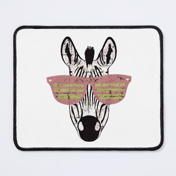 Item preview, zebra,hipster,nerd,vintage look,Pink,Glasses,80s designed and sold by Collagedream.