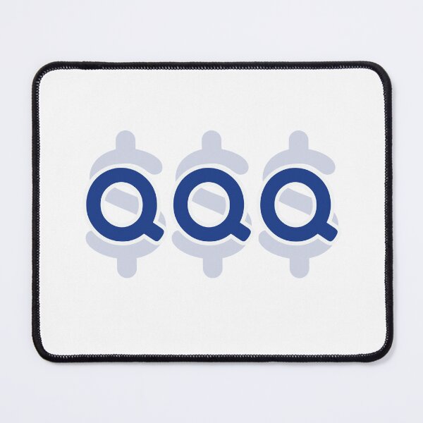 Item preview, QQQ with dollar signs designed and sold by PODTycoon.
