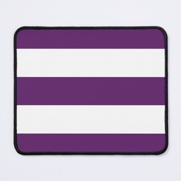 Item preview, Large AUBERGINE PURPLE and WHITE HORIZONTAL STRIPES designed and sold by RachelMacht.