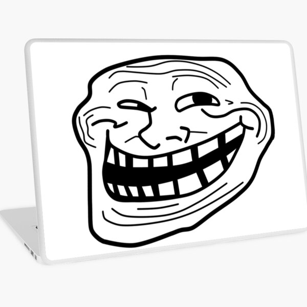 Troll Face Laptop Skins | Redbubble