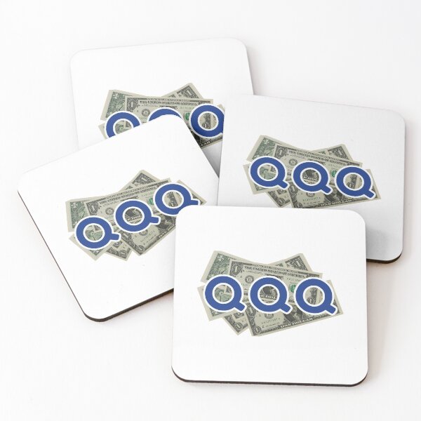 Item preview, QQQ with dollar bills designed and sold by PODTycoon.