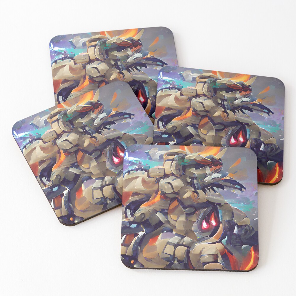Item preview, Coasters (Set of 4) designed and sold by EtherealLabAI.