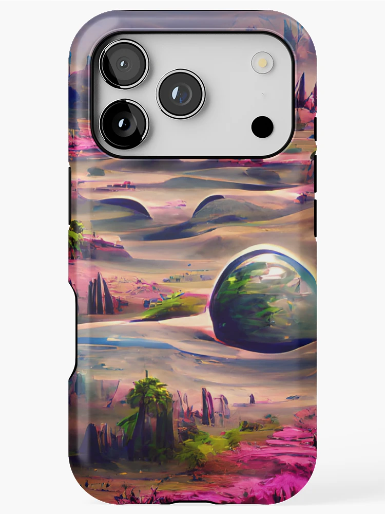 Thumbnail 1 of 4, iPhone Case, Fallen Planet designed and sold by Ethereal Lab AI.