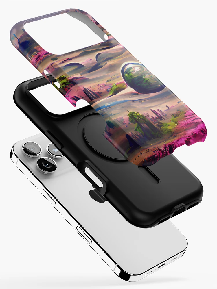 Thumbnail 2 of 4, iPhone Case, Fallen Planet designed and sold by Ethereal Lab AI.