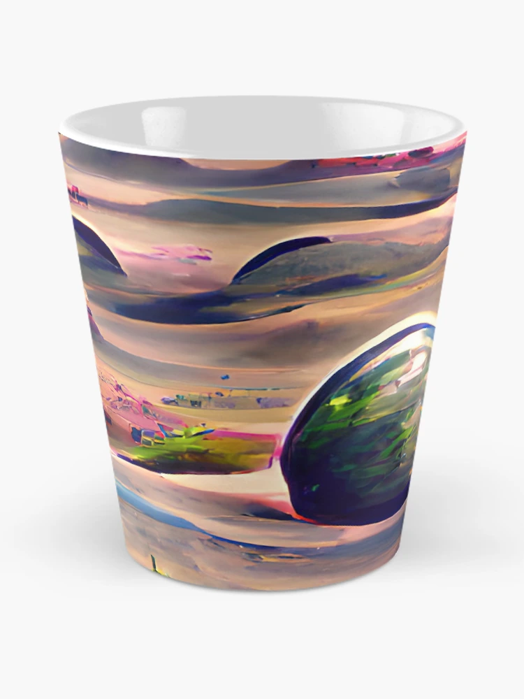 Thumbnail 2 of 4, Coffee Mug, Fallen Planet designed and sold by Ethereal Lab AI.