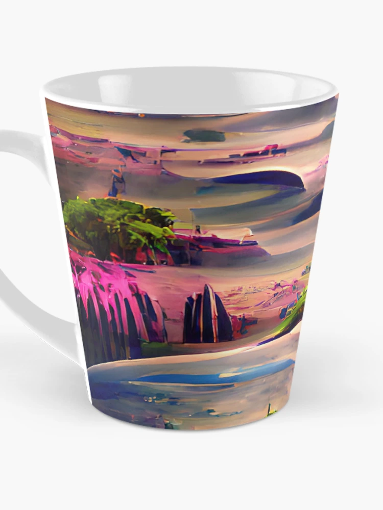 Thumbnail 3 of 4, Coffee Mug, Fallen Planet designed and sold by Ethereal Lab AI.