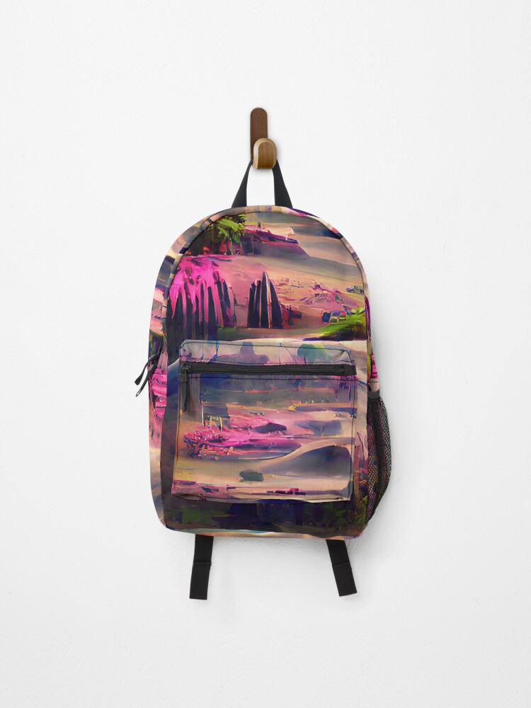 Thumbnail 1 of 3, Backpack, Fallen Planet designed and sold by EtherealLabAI.