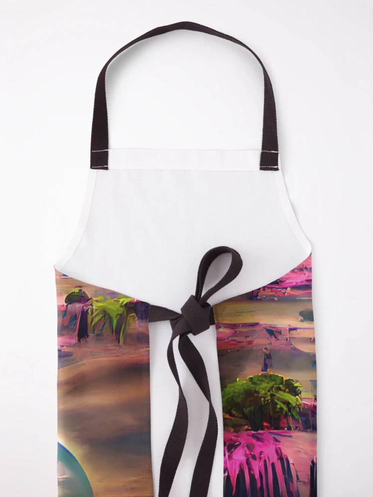 Thumbnail 5 of 6, Apron, Fallen Planet designed and sold by Ethereal Lab AI.