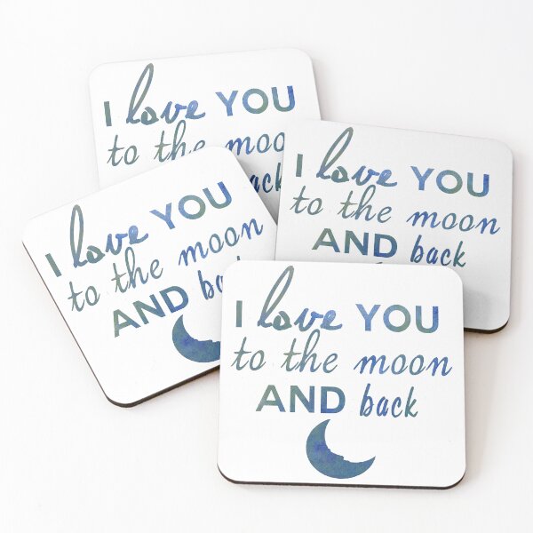 Item preview, I love you to the moon and back designed and sold by Shope2shope.