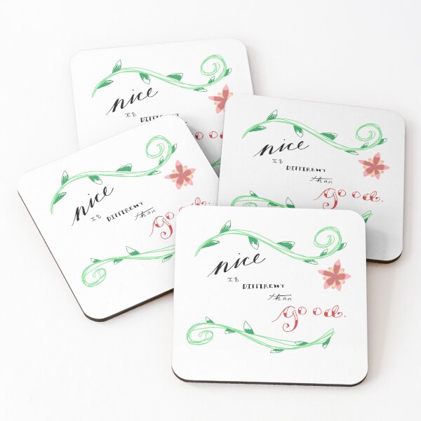 Item preview, Nice is Different than Good designed and sold by AddyCats.