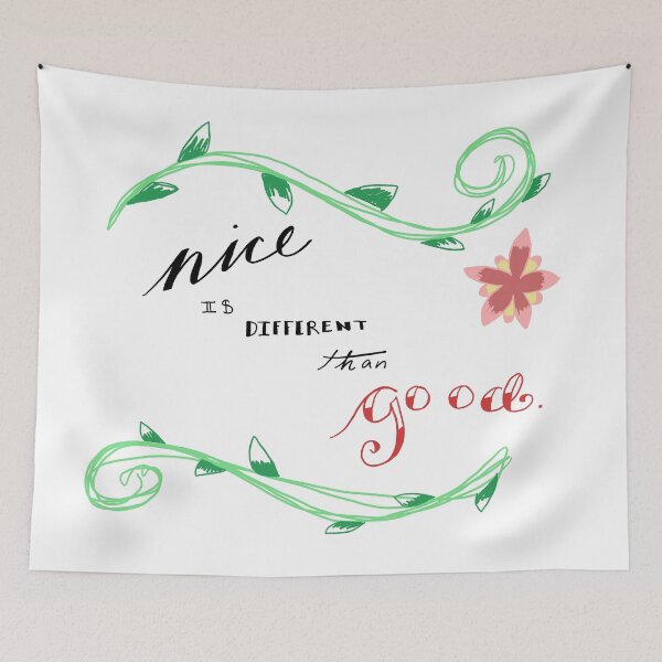 Item preview, Nice is Different than Good designed and sold by AddyCats.