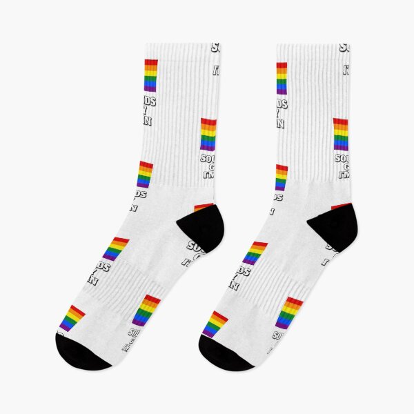 Item preview, Sounds Gay Im In - LGBTQ Rainbow Flag - Queer Pride designed and sold by Inspirationmotivation.
