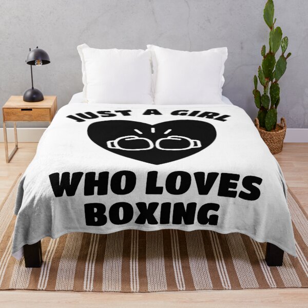 Item preview, Just a girl who loves boxing designed and sold by TheGreenGoat.