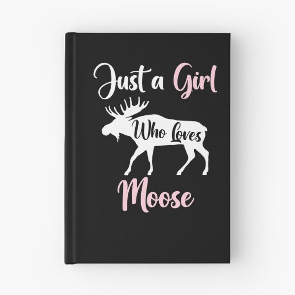 Item preview, Just a Girl Who Loves Moose, Funny Moose Lover Gifts designed and sold by AEOPIN.
