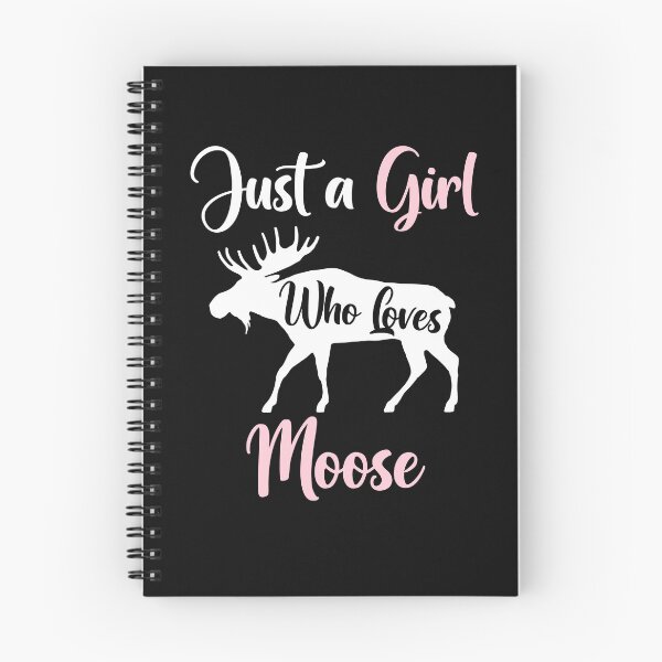 Item preview, Just a Girl Who Loves Moose, Funny Moose Lover Gifts designed and sold by AEOPIN.