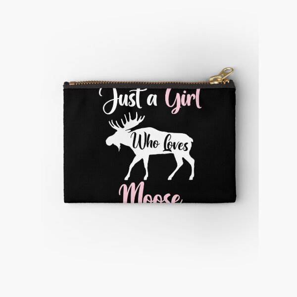 Item preview, Just a Girl Who Loves Moose, Funny Moose Lover Gifts designed and sold by AEOPIN.