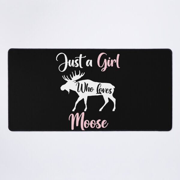 Item preview, Just a Girl Who Loves Moose, Funny Moose Lover Gifts designed and sold by AEOPIN.