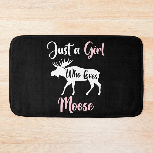 Item preview, Just a Girl Who Loves Moose, Funny Moose Lover Gifts designed and sold by AEOPIN.