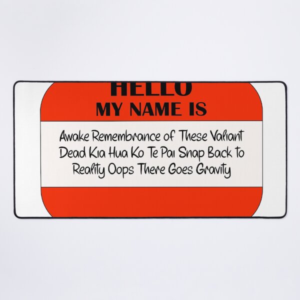 Item preview, Commander Wake Name Tag designed and sold by LotusFlair.