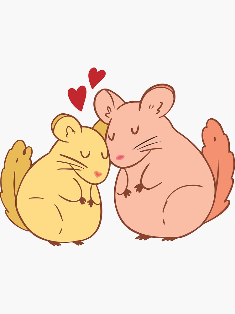 Baby Cute Rats Love Rat Couple Valentines Day