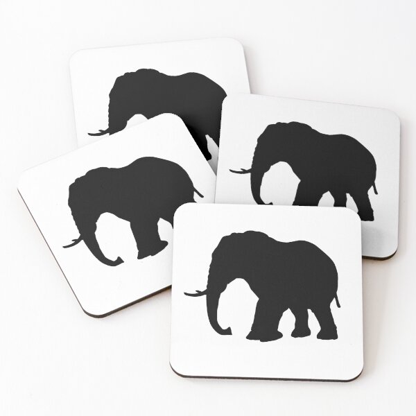 Item preview, elephant Silhouette t-shirt | elephant Silhouette poster  designed and sold by KARTICK DUTTA.