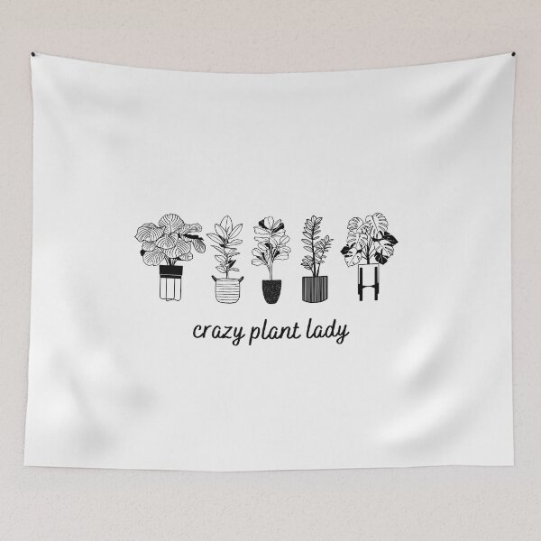 Artikelvorschau, Crazy Plant Lady ist da entworfen und verkauft von BluLehDesigns.