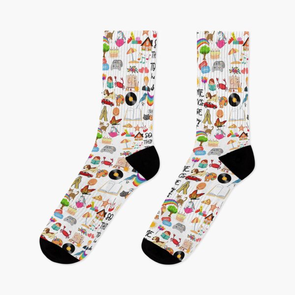 Item preview, SOME THINGS to be happy about with dogs, cats, rainbows, balloons designed and sold by DoloresAlaire.