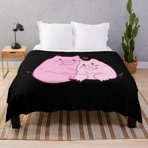 Item preview, Baby Cute Pigs Love The Swan Couple Valentines Day designed and sold by Joxxio.