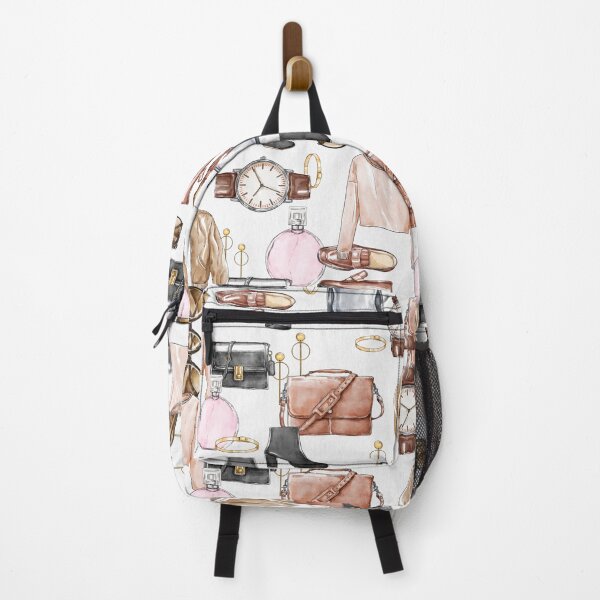 Item preview, Fashion patterned background with clothes and accessories designed and sold by The-Lerach.