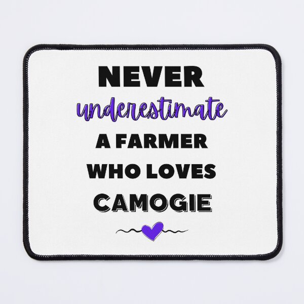 Item preview, Never underestimate a farmer who loves camogie designed and sold by TheGreenGoat.