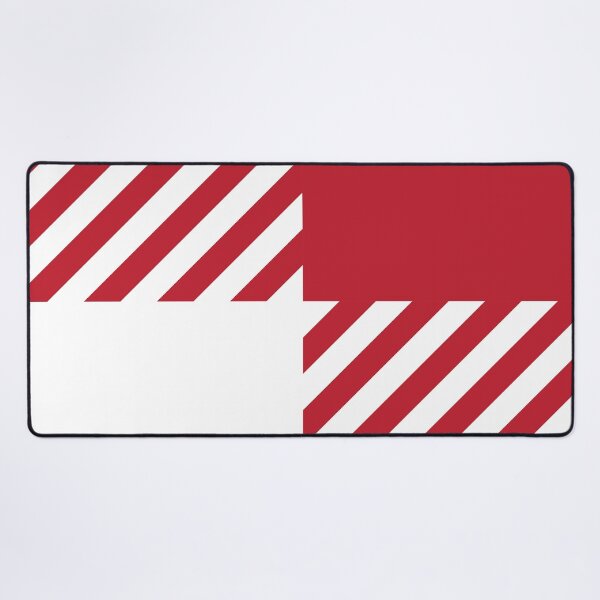 Item preview, Red and White Large Gingham Checked Square Lines Geometric Shape designed and sold by Moyanana.