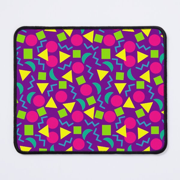 Item preview, New Wave 80's 90's Vivid Abstract Shapes Pattern designed and sold by CharJens.